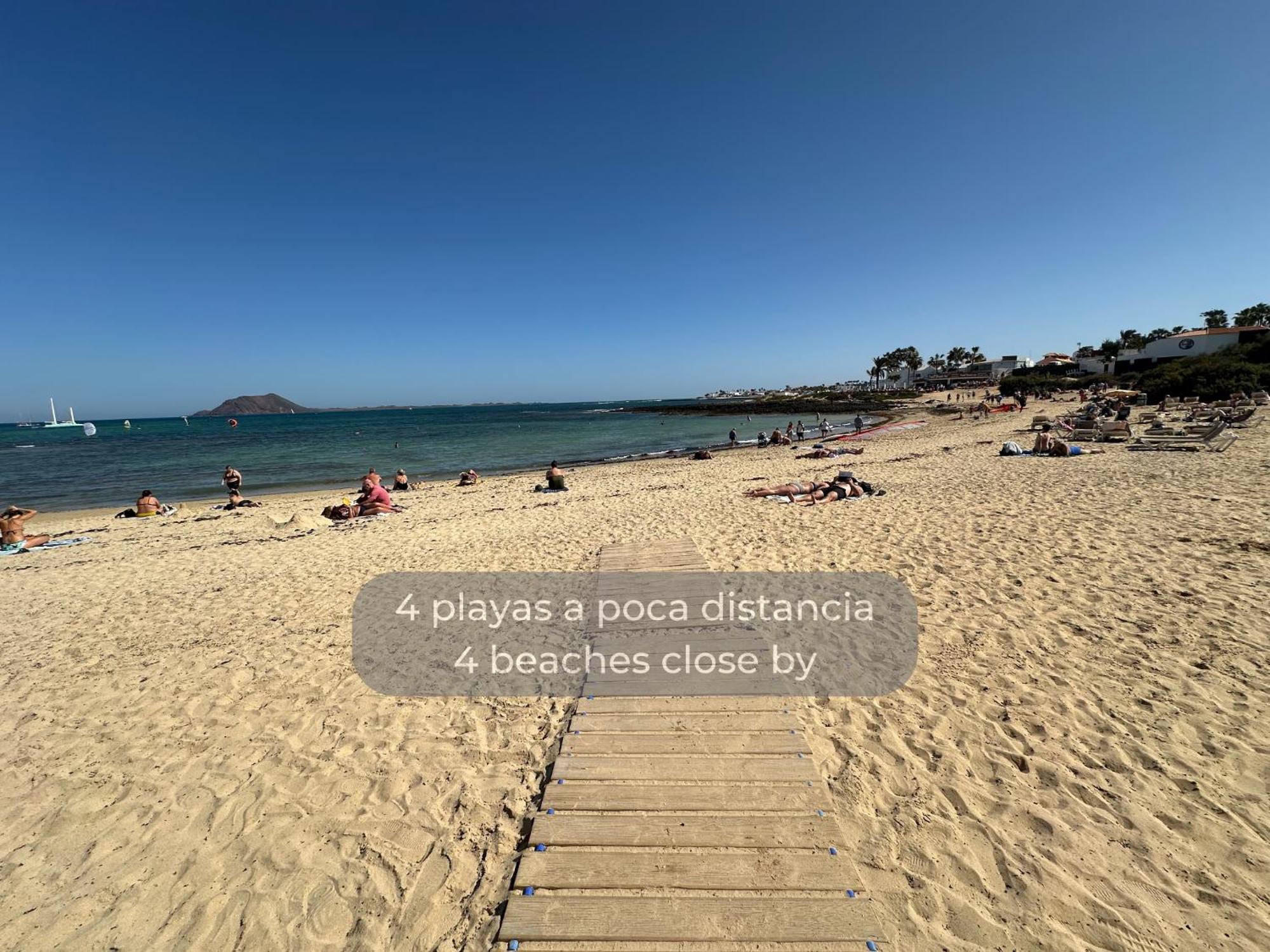 Fresh Lemonade Con Piscina, Ac, Doble Terraza, Cocina Completa Y Parking Lägenhet Corralejo Exteriör bild